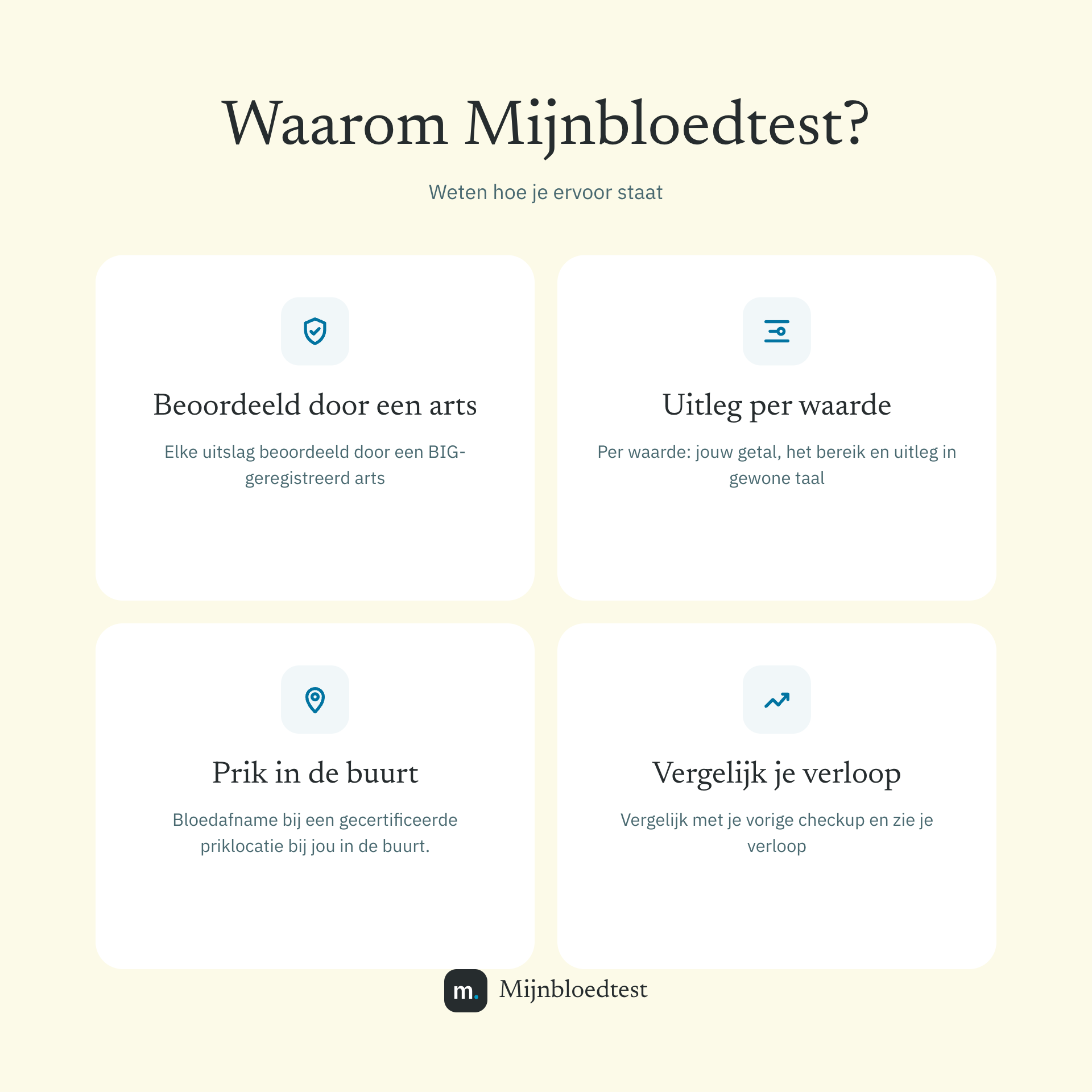 Redenen om te kiezen voor Mijnbloedtest